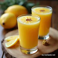 Agua Cremosa de Pl&aacute;tano y Fresa Un Trago de Felicidad