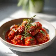 Alb&oacute;ndigas con Tomate Casero para 4 Raciones