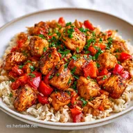 Arroz Saludable con Pollo Integral