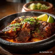 Asado de Puerco Tradicional de Chile Colorado Receta de la Abuela