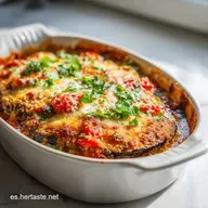 Berenjena a la Parmesana: Horneada y Fundente