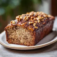 Bizcocho de Pl&aacute;tano con Dulce de Leche y Nueces Horneado