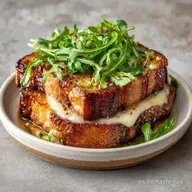 Bocadillo Brioche Panceta: Crujiente y Gourmet