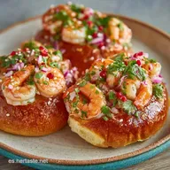 Brioche Gourmet Relleno de Gambones: Crujiente y Jugoso