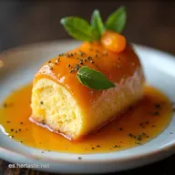 Bud&iacute;n de Pan Esponjoso de la Abuela con Caramelo C&iacute;trico