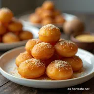 Receta de Bu&ntilde;uelos Mexicanos Crujientes Ba&ntilde;ados en Piloncillo
