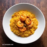 Camarones al Ajillo con Arroz C&iacute;trico Fiesta en un Bowl