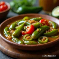 Receta Aut&eacute;ntica de Chiles en Vinagre Crujientes El Secreto de la Abuela