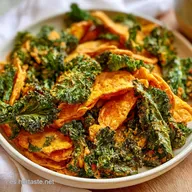Chips de Kale Crujientes para 4 Personas