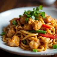 Chow Mein de Pollo Casero M&aacute;s Rico que el del Chino