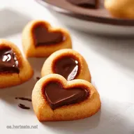 Corazones de Nutella F&aacute;ciles Amor a Primer Bocado