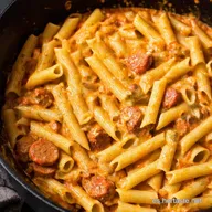 Creamy Sausage Pasta Skillet A AbuelaApproved Comfort