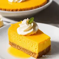 Delicia Tropical de Cheesecake de Mango Tu Escape Caribe&ntilde;o