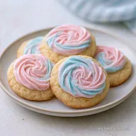Dulces Para Baby Shower: 24 Mini Galletas