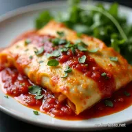 Enchiladas con Salsa Roja Cremosa Receta F&aacute;cil y Deliciosa