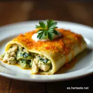 Enchiladas Verdes de Pollo La Receta Cremosa de la Abuela