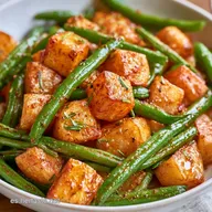 Ensalada de Patatas y Judías Verdes en 45 Minutos