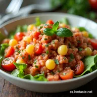 Ensalada de Papas Zanahoria Chcharos Cremosa El Secreto de Mam&aacute;