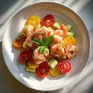 Ensaladilla de Gambas Casera en 40 Minutos: Textura Sedosa