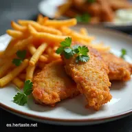 Filete de Pollo Frito Crujiente Receta de la Abuela