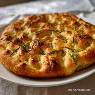 Focaccia Italiana con Romero (25 Minutos Prep)