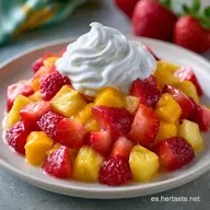 Fruta con Crema: Refrescante y Aireada
