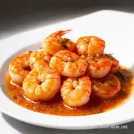 Gambas al Ajillo Un Pin de Olibet en cocina para mojar pan