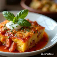 Mi grat&iacute;n de papa con chorizo cremoso Receta cl&aacute;sica con saz&oacute;n mexicana