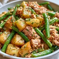 Judías Verdes con Atún y Patatas