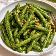 Judías Verdes Salteadas con Pesto en 25 Minutos