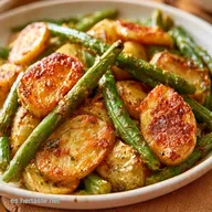 Judías Verdes Gratinadas Con Patatas en 30 Minutos