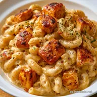 Macarrones Pollo Nata en 25 Minutos