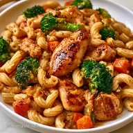 Macarrones con Pollo y Verduras: Versión Integral