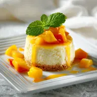 Mini Cheesecake de Mango: Receta individual cremosa para sorprender