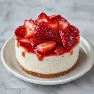 Mousse de Queso Fresa: Saludable y Ligera