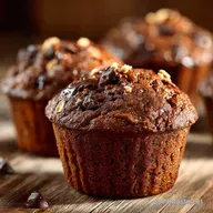 Muffins de Chocolate Saludables: H&uacute;medos, con Avena y sin Az&uacute;car.