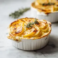 Papas Gratinadas F&aacute;ciles: Cremosas y Crujientes