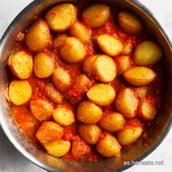 Patatas con Sofrito Receta Como las de la Abuela F&aacute;ciles