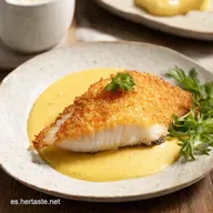 Pescado Crujiente con Mayonesa y Panko Receta F&aacute;cil
