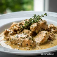 Pollo en Pepitoria Receta Tradicional para 4 raciones