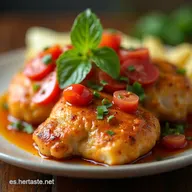 Pollo Hawaiano Jugoso Receta F&aacute;cil con Salsa Agridulce Casera