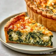 Quiche Espinacas Queso Cabra: Receta Cremosa