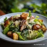 Receta de Ensalada Csar con Pollo: El Aderezo Cremoso