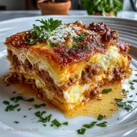 Receta Lasa&ntilde;a Carne Tradicional para 8 Raciones