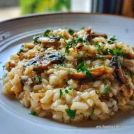 Risotto de Setas: Textura Sedosa y Umami Profundo