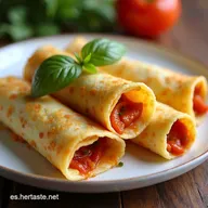 Rollitos de Crepes a la Espa&ntilde;ola Tapeo F&aacute;cil en Casa