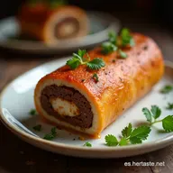 Rollo de Carne Molida de la Abuela Receta F&aacute;cil y Jugosa