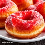 Rosquillas de San Valent&iacute;n Glaseado de Fresa Perfecto