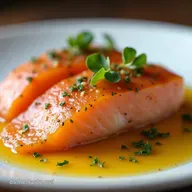 Salm&oacute;n con Mantequilla de Ajo Miel y Mostaza Receta F&aacute;cil al Horno