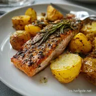 Salm&oacute;n con Patatas al Horno en 30 Minutos: Receta F&aacute;cil